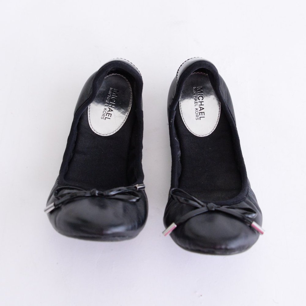 Michael Kors Black City Ballet Flats Size 5.5